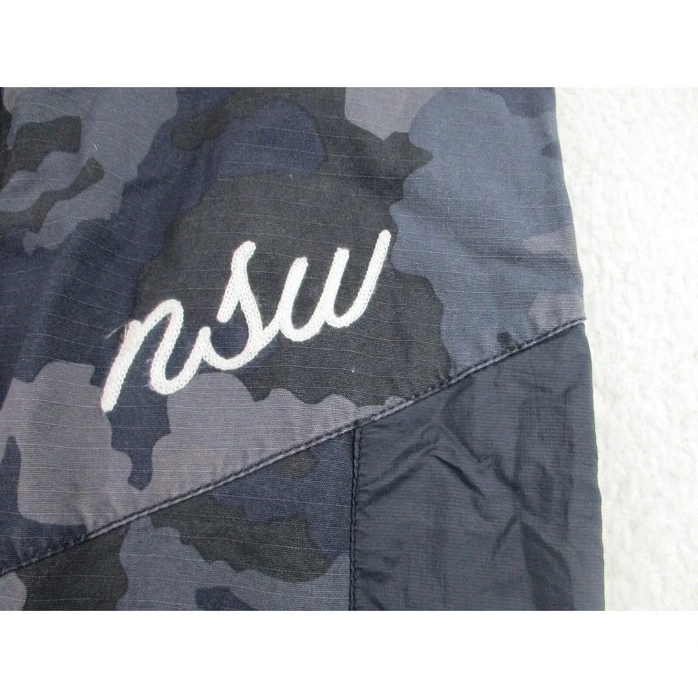 Nike Sportswear NSW Joggers Mens M Black Camo Drawstring Pants Streetwear Casual